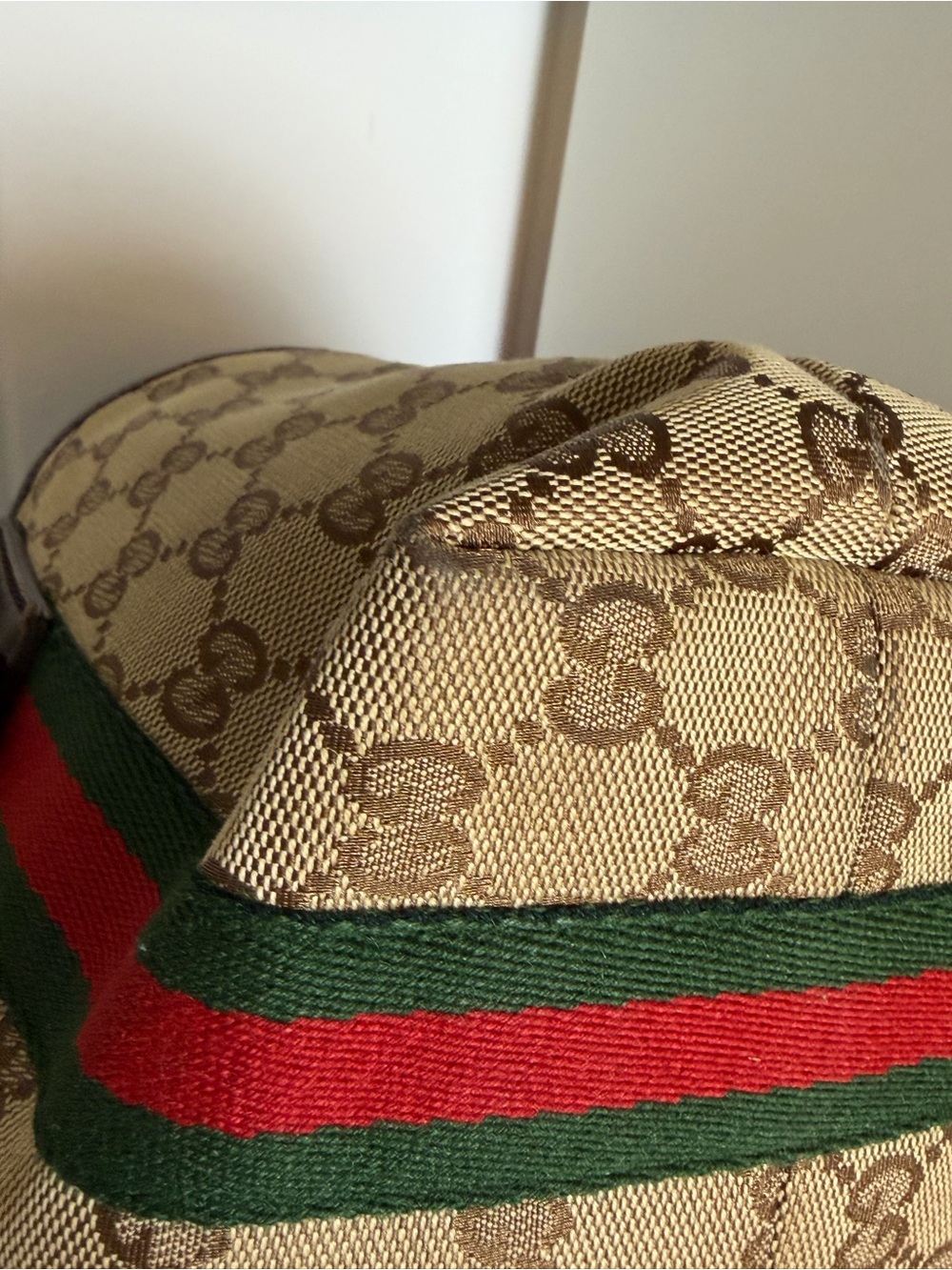 Gucci GG Canvas Mini Tote Web Stripe + leather unbranded strap - Picture 9 of 16